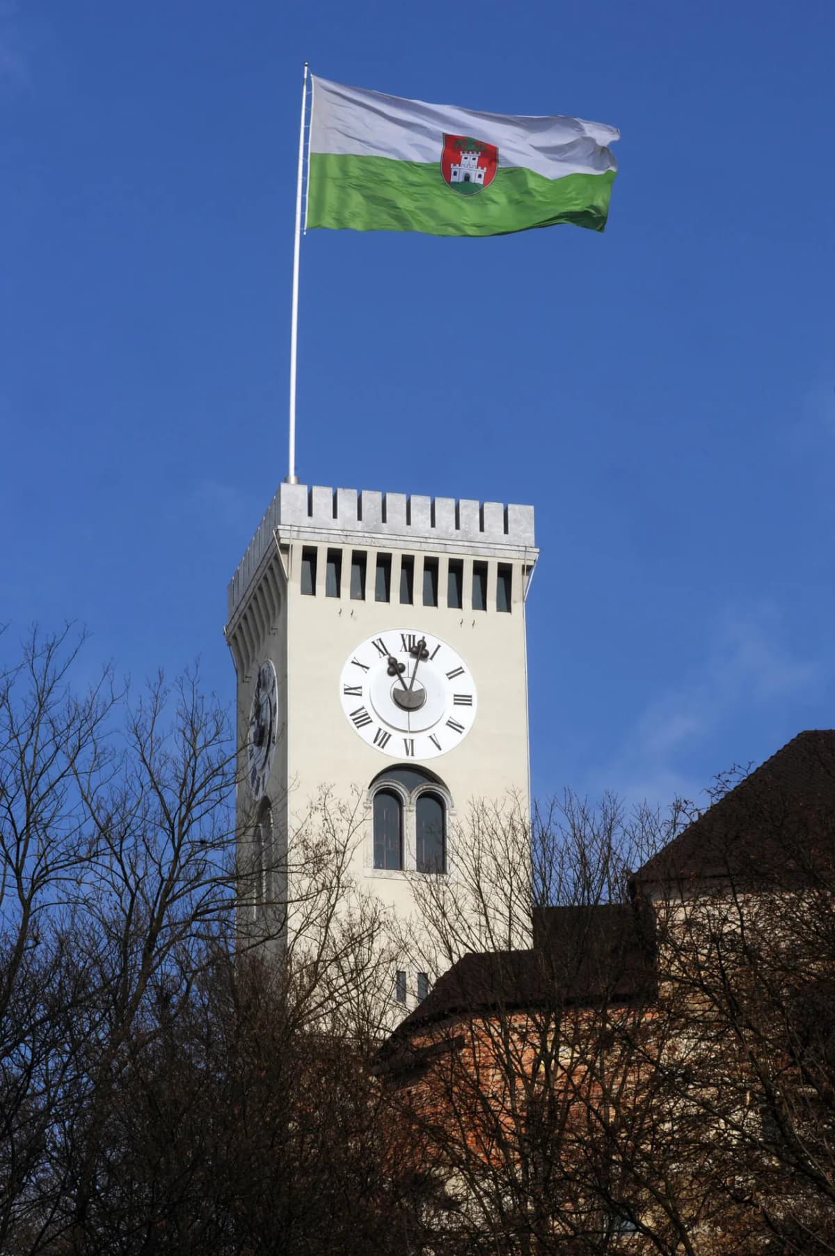 Razgledni stolp z panoramskim pogledom na Ljubljano